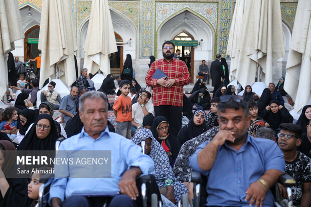تشرف کاروان مددجویان زیارت اولی شهرستان داراب به حرم رضوی
