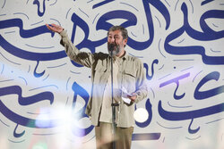 شعرخوانی احمد بابایی در اجتماع تجدید بیعت با امام زمان(عج) مشهد