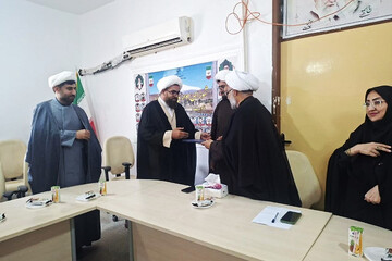 برگزاری مراسم تکریم و معارفه امام جمعه شهر بزمان