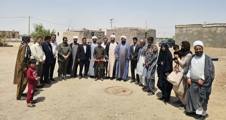 روستای محروم سنگ‌ آباد شهرستان ریگان صاحب مسجد می شود