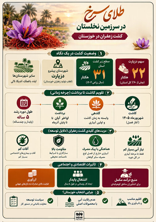 طلای سرخ در سرزمین نخلستان