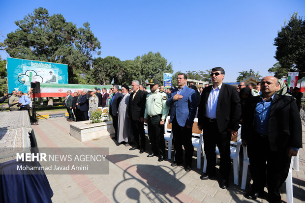 تجدید میثاق هیت دولت استان قزوین با شهدا