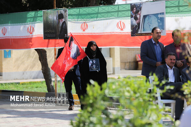 تجدید میثاق هیت دولت استان قزوین با شهدا