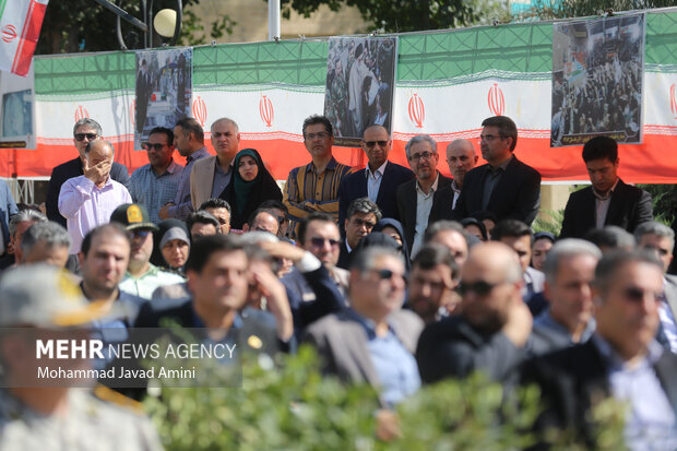 تجدید میثاق هیت دولت استان قزوین با شهدا
