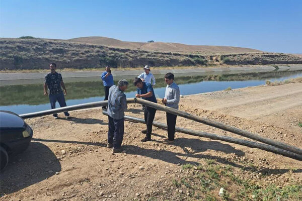 برداشت غیرمجاز آب از کانال خداآفرین متوقف شد