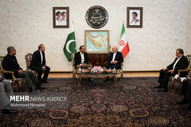 دیدار عاصم منیر فرمانده ارتش پاکستان با قالیباف
