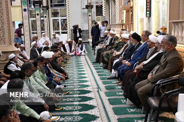 مراسم گرامیداشت هفته وحدت در بیرجند