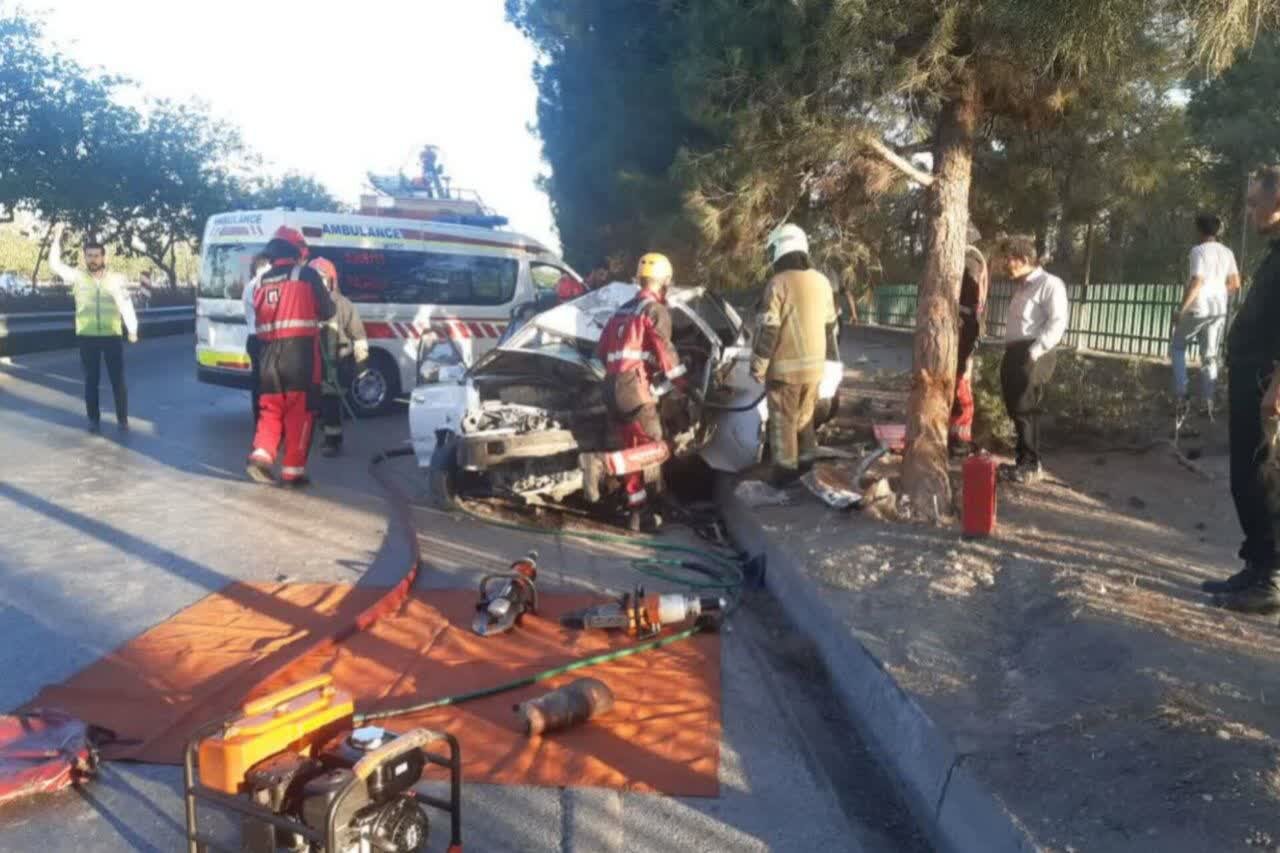 واژگونی مرگبار خودروی پراید در مشهد