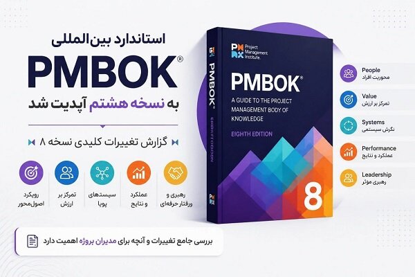 گزارش تحلیلی: نسخه هشتم PMBOK منتشر شد | مهر - کد 2890