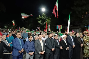 تداوم حضور سلماسی‌ها در خونخواهی رهبر شهید انقلاب