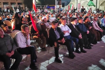 مراسم چهلمین روز خاکسپاری قائد شهید همزمان با اجتماع ۱۷۳ در شهرکرد