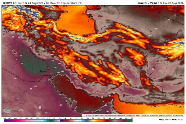 هشدار رگبار باران در ۴ استان جنوبی؛ کاهش دمای تهران از فردا