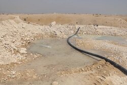 کشف انشعاب غیرمجاز از خط خروجی مخزن ۱۵ هزار مترمکعبی برازجان