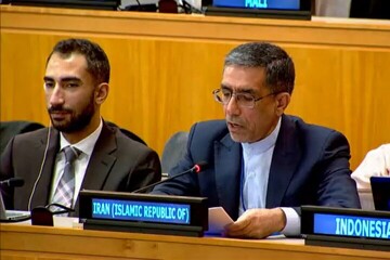 السفير الإيراني الدى الامم المتحدة: على الحكومات رفض وإدانة الإجراءات القسرية الأمريكية الأحادية