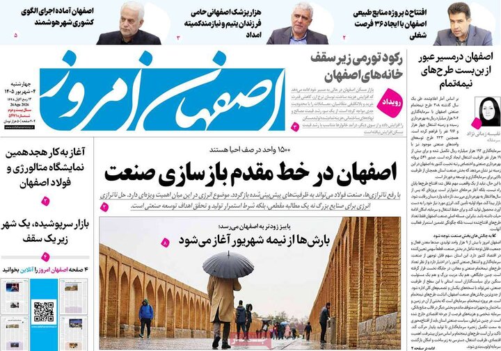 روزنامه‌های اصفهان