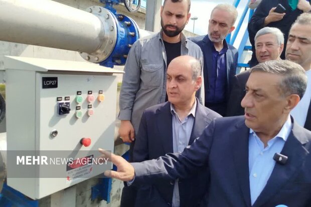 تصفیه‌خانه فاضلاب جنوبی رشت به بهره‌برداری رسید