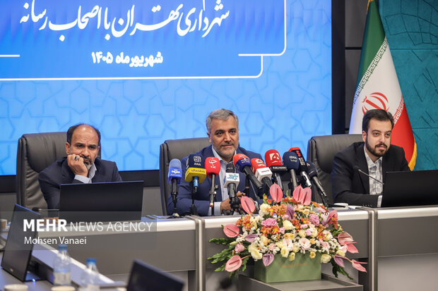 نشست خبری معاون خدمات شهری و محیط زیست شهرداری تهران