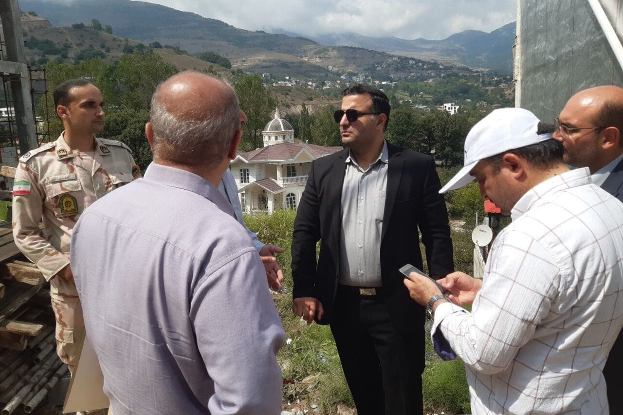 توقف ۷ ساخت‌وساز غیرمجاز در حیران با دستور دادستان آستارا