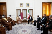 Top Iranian, Qatari diplomats hold talks in Tehran