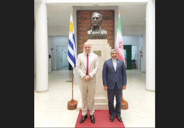 Iranian Ambassador to Uruguay Mojtaba Bani-Asad met with Canelones Mayor Francisco Legnani on Monday, August 24, 2026.