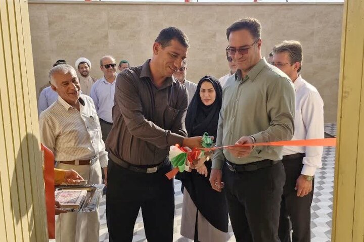 ساختمان دهیاری روستای احمدآباد تنگستان افتتاح شد