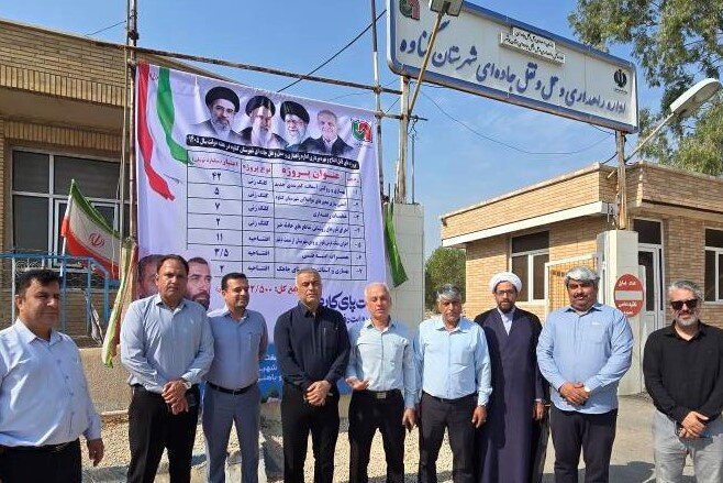 ۷ پروژه راهداری گناوه افتتاح و کلنگ زنی شد