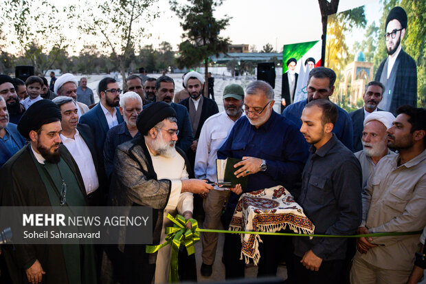 مراسم رونمایی از بنای یادبود شهید سیدعلی اندرزگو