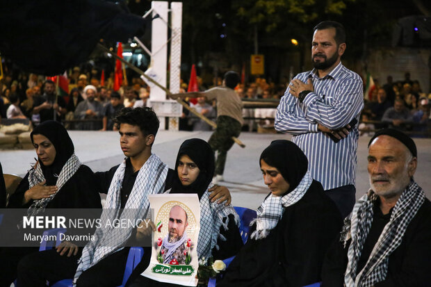 وداع با شهید مدافع وطن علی‌اصغر نورانی در بجنورد