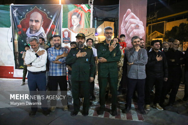وداع با شهید مدافع وطن علی‌اصغر نورانی در بجنورد
