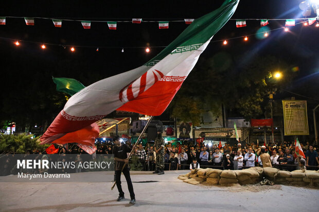 وداع با شهید مدافع وطن علی‌اصغر نورانی در بجنورد
