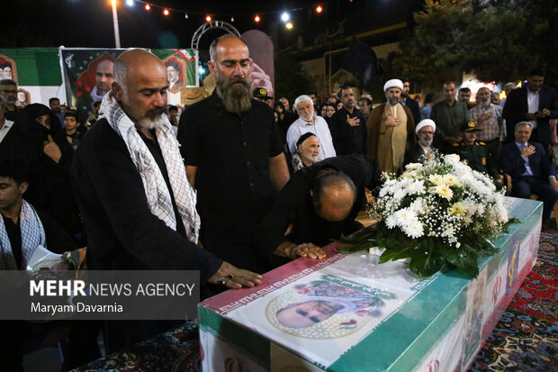 وداع با شهید مدافع وطن علی‌اصغر نورانی در بجنورد