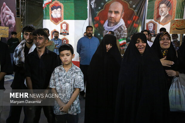 وداع با شهید مدافع وطن علی‌اصغر نورانی در بجنورد