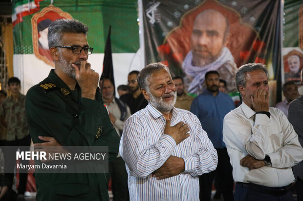 وداع با شهید مدافع وطن علی‌اصغر نورانی در بجنورد