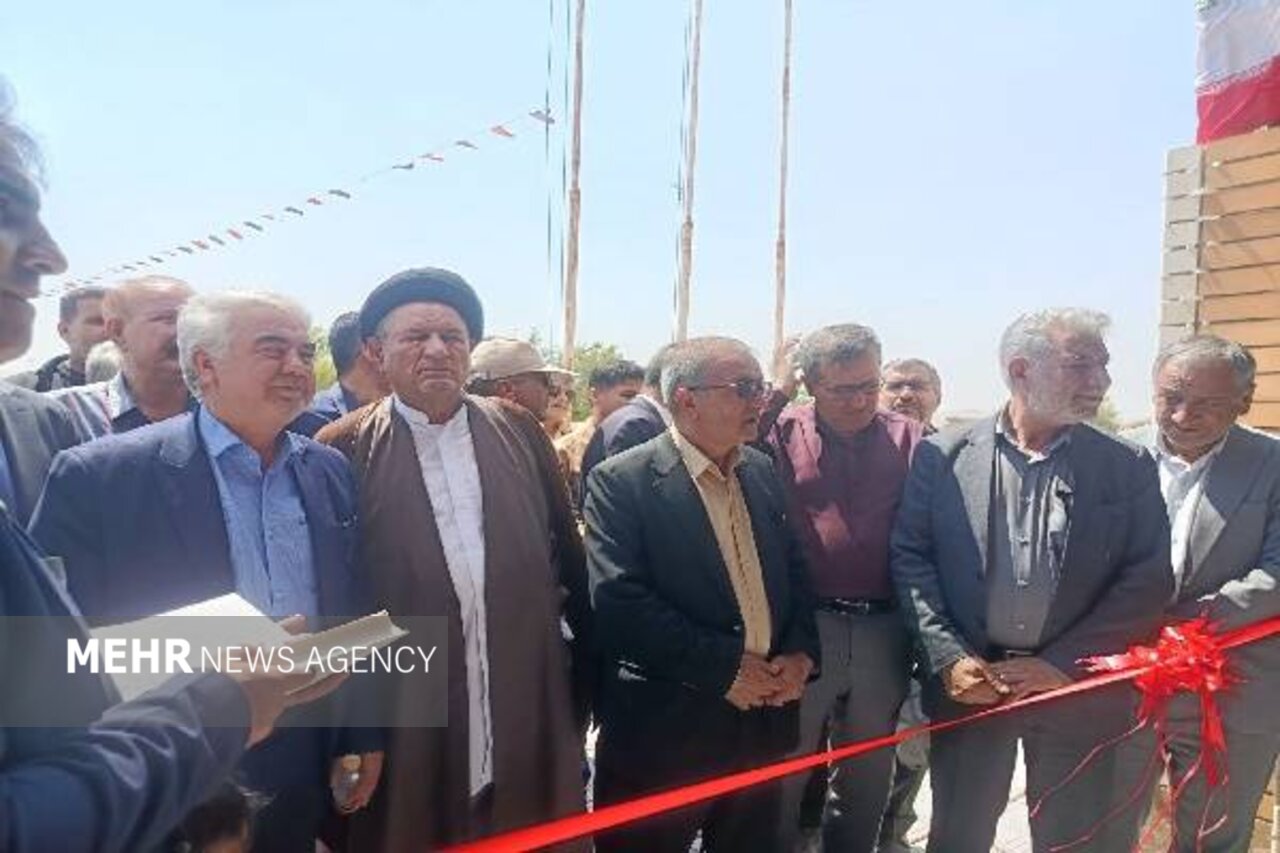 بهره‌برداری از مرکز فرهنگی وگلزار شهدای چرام با اعتبار ۲۶میلیارد تومان