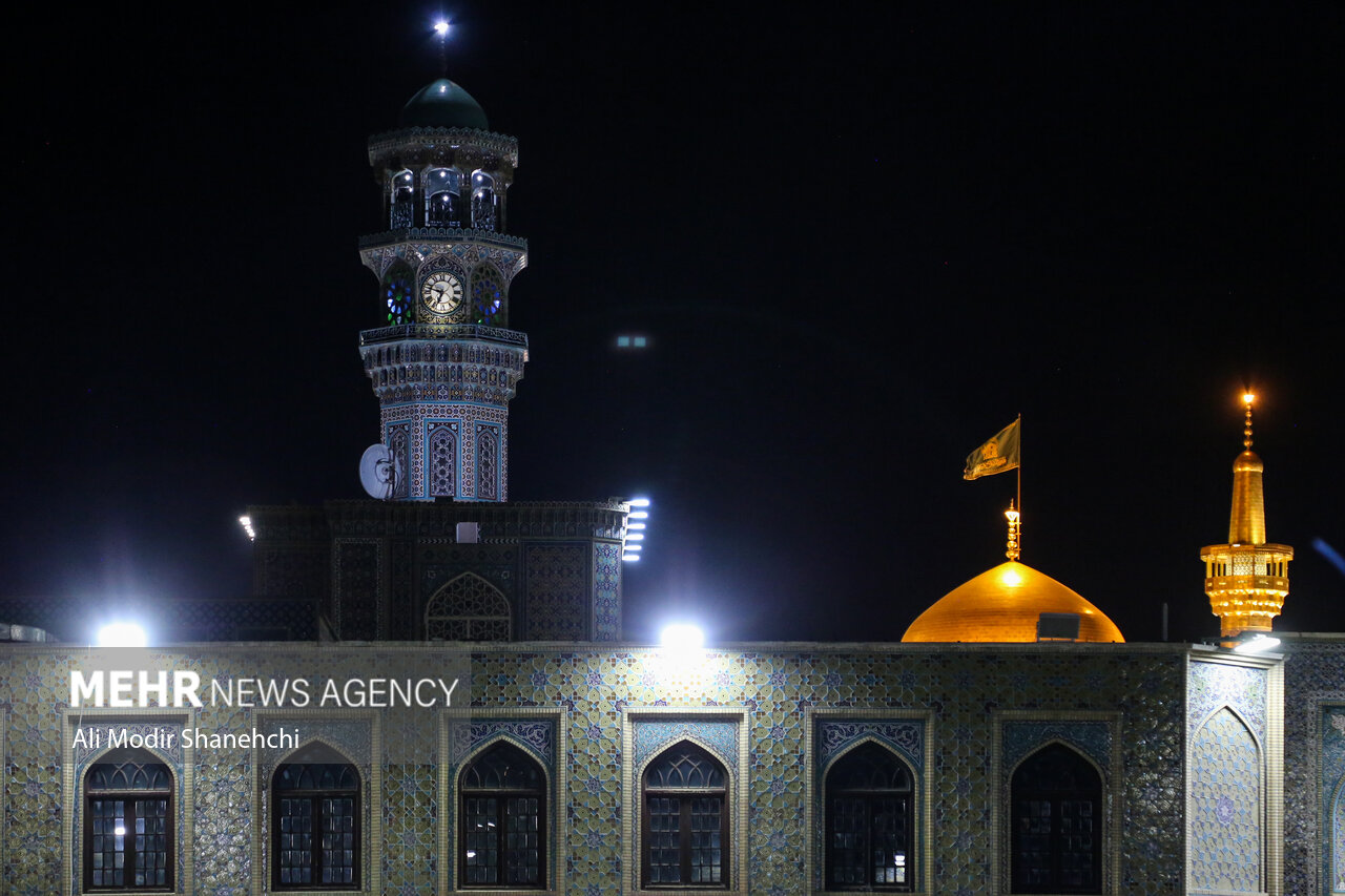 شب میلاد پیامبر اکرم (ص) در حرم مطهر امام رضا(ع)