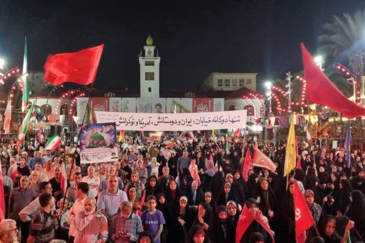 ۱۸۳ شب تداوم قرار رشتی‌ها در میدان برای خونخواهی امام شهید