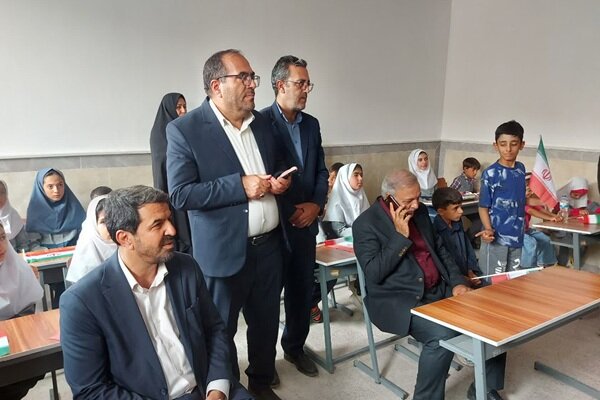 افتتاح مدرسه یک‌کلاسه روستای گنجه در اسدآباد