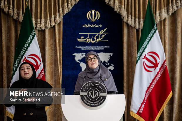 نشست خبری سخنگوی دولت