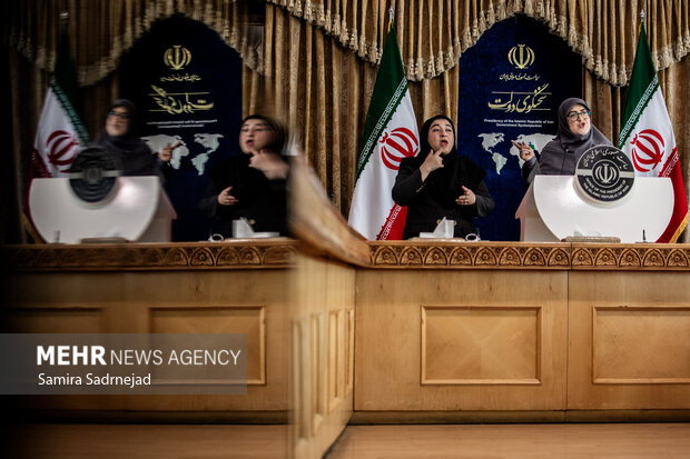 نشست خبری سخنگوی دولت