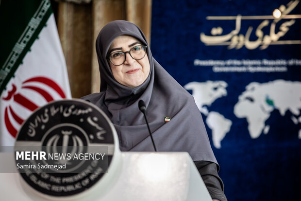 نشست خبری سخنگوی دولت