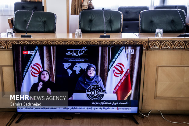 نشست خبری سخنگوی دولت