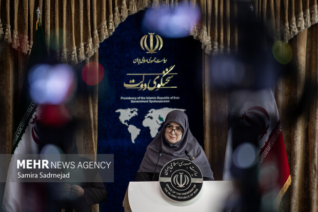 نشست خبری سخنگوی دولت