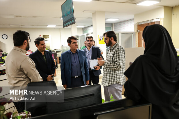 بازدید علی نوذرپور از خبرگزاری مهر