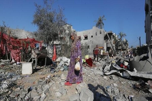 شهادت یک فلسطینی در حمله به چادر آوارگان در خان‌ یونس