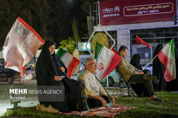 بزرگداشت سالگرد شهادت شهید کاوه در تجمعات شبانه مشهد