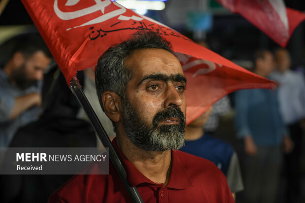 بزرگداشت سالگرد شهادت شهید کاوه در تجمعات شبانه مشهد