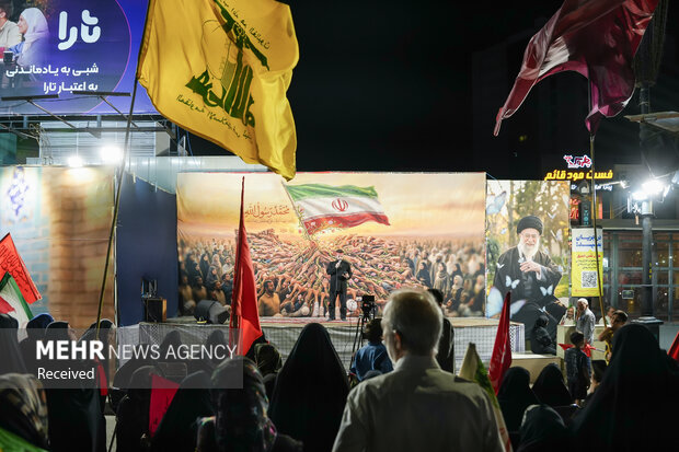 بزرگداشت سالگرد شهادت شهید کاوه در تجمعات شبانه مشهد