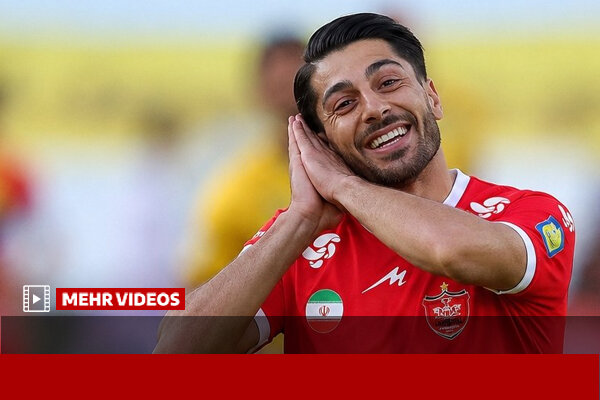 گل اول پرسپولیس به استقلال توسط محبی