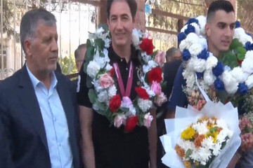 استقبال از ورزشکاران ملکانی در زادگاهشان