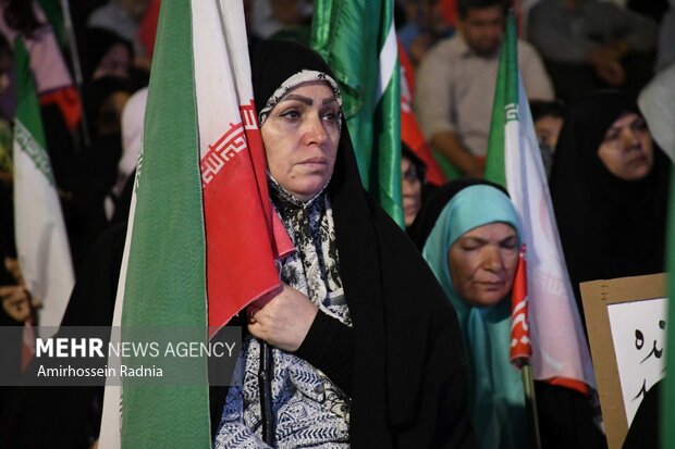 ۱۸۶مین اجتماع مردمی با سخنرانی رئیس سازمان تبلیغات اسلامی در بیرجند